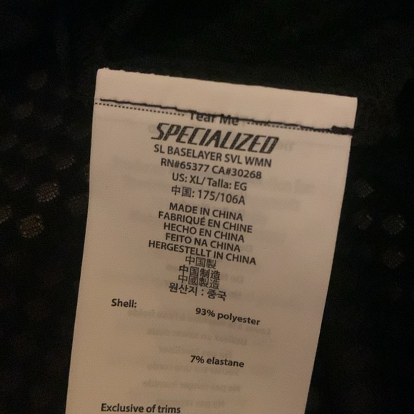 Specialized women’s sleeveless baselayer - Picture 6 of 6